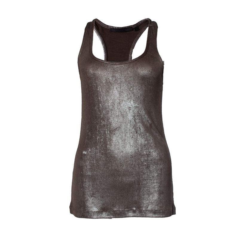Victoria Beckham Metallic Tank Top